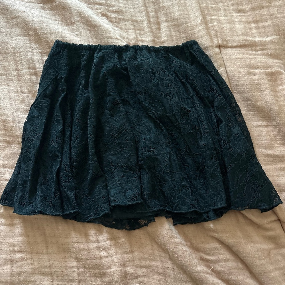 Elegant Black Lace Skirt
